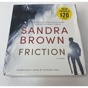 Friction - A Novel By Sandra Brown CD Compact Disc Audiobook New Stephen Lang